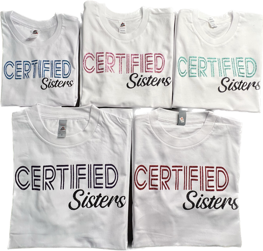 5-Set: Certified Sibling Signature T-Shirts