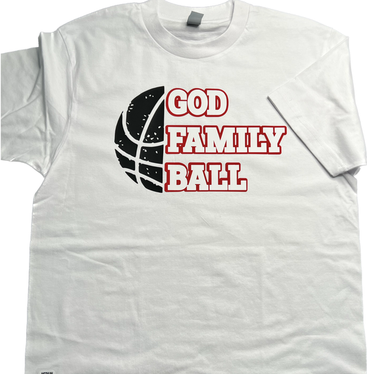 God, Family, Ball T-Shirt